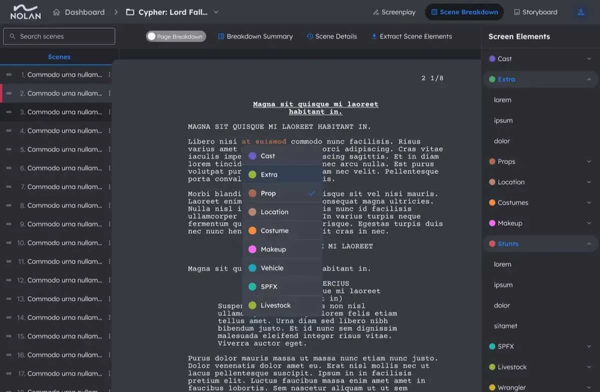 Leveraging Script Breakdown for Effective Film Scheduling