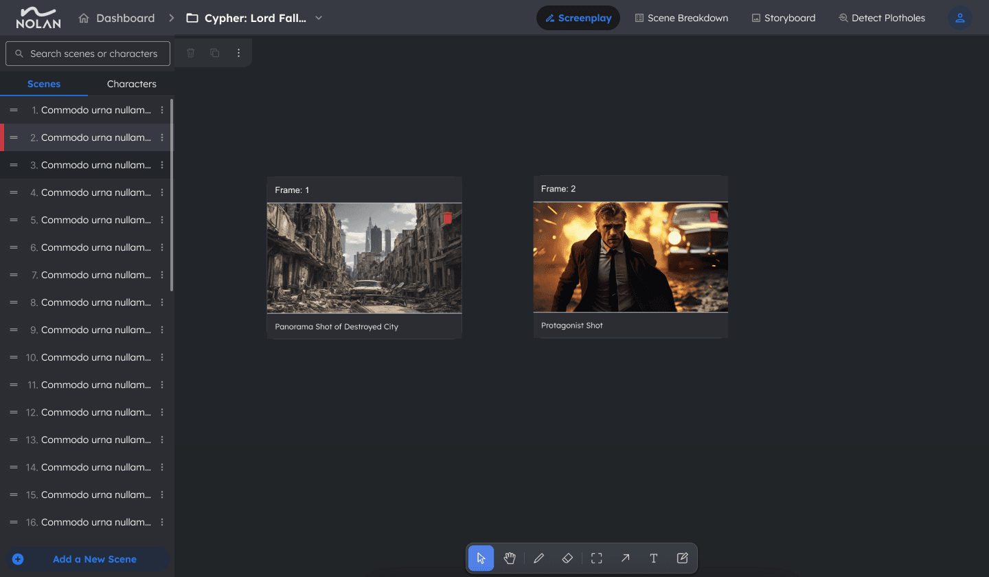 AUTOMATED STORYBOARD