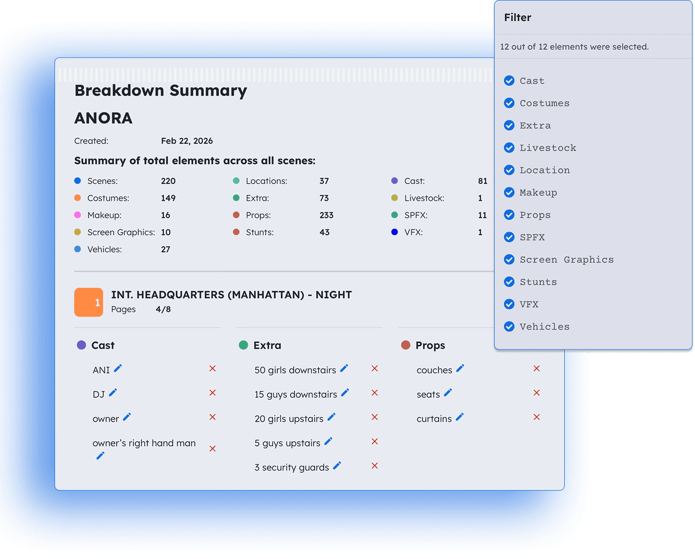 Is There a Platform Where Script Changes Automatically Update Breakdowns and Schedules?