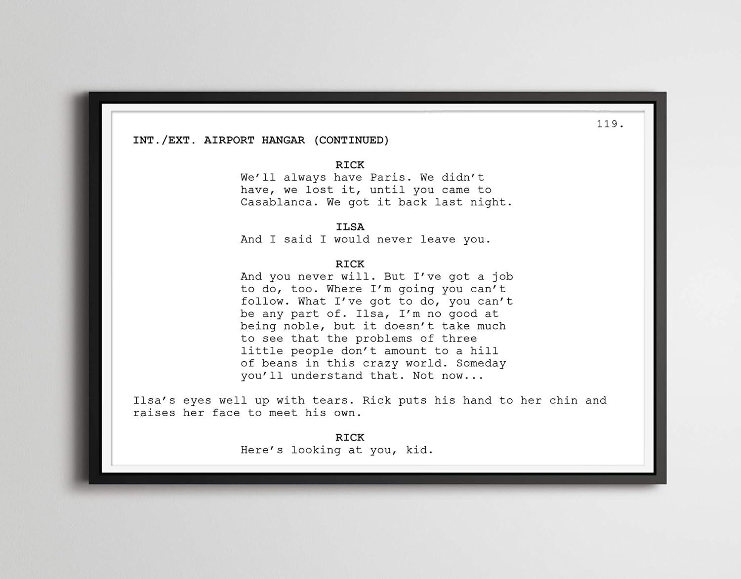 Screenwriting terminology (formatting)