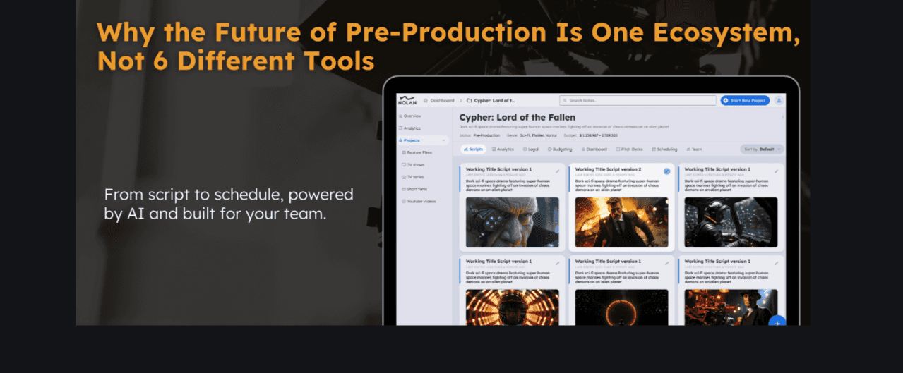 Why the Future of Pre-Production Is One Ecosystem, Not 6 Different Tools